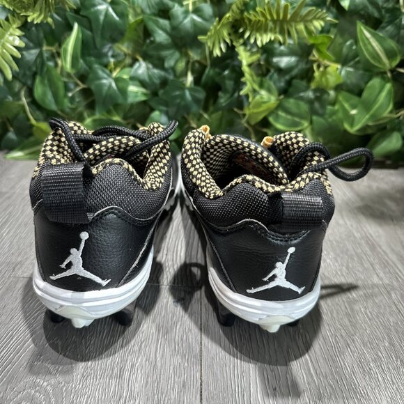 Air Jordan 10 X TD Low “Gold” Football Cleats CQ2072-007 Size 7 main image 6
